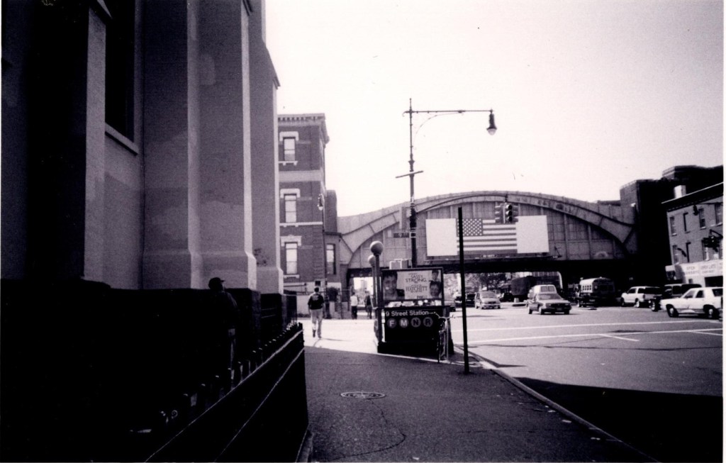 Subway stop in Brooklym
