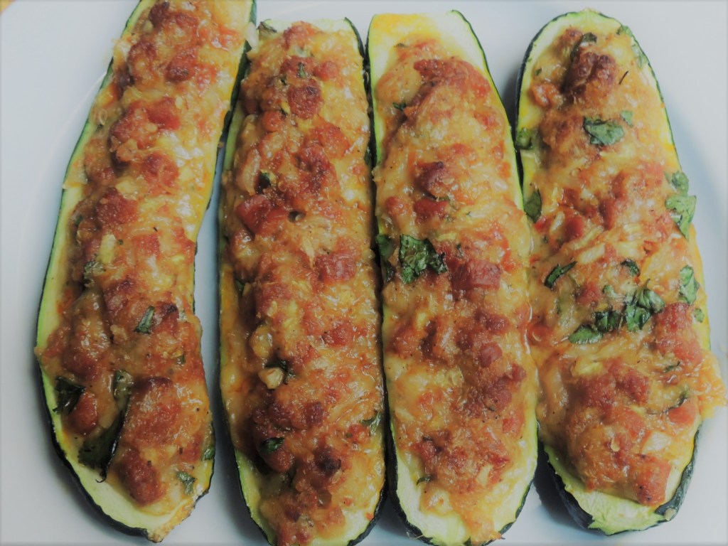 Baked Zucchini boats
