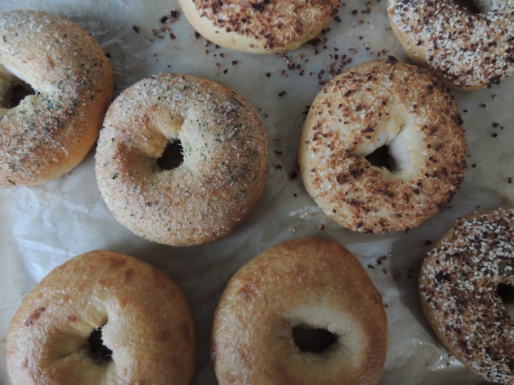 A VARIETY OF BAGELS