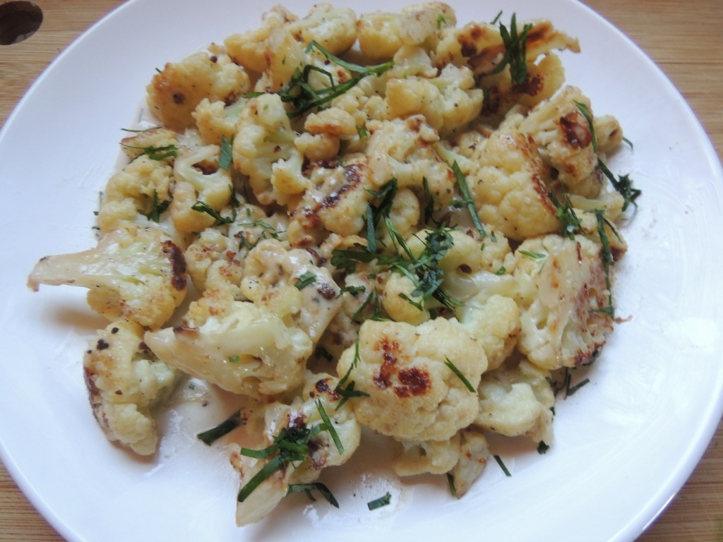 Creamy Roasted Cauliflower