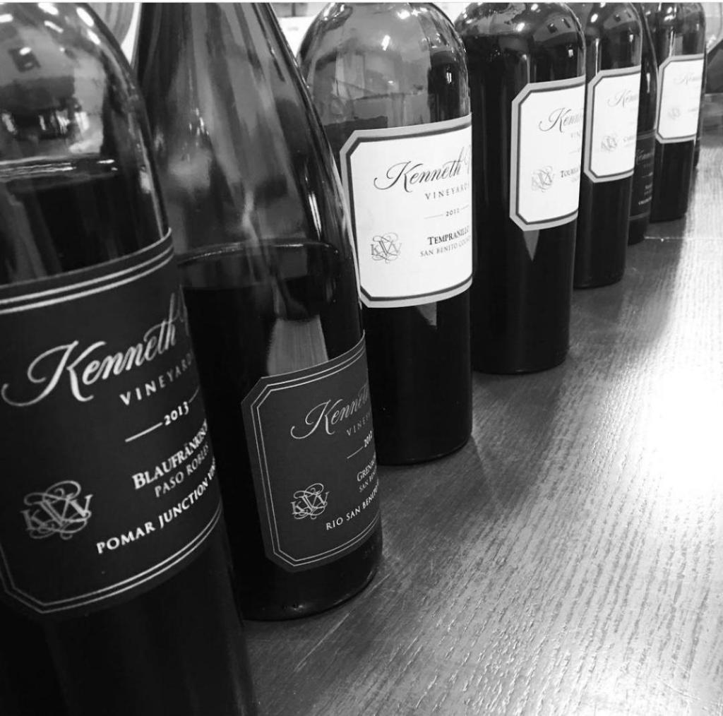 wines at Kenneth Volk