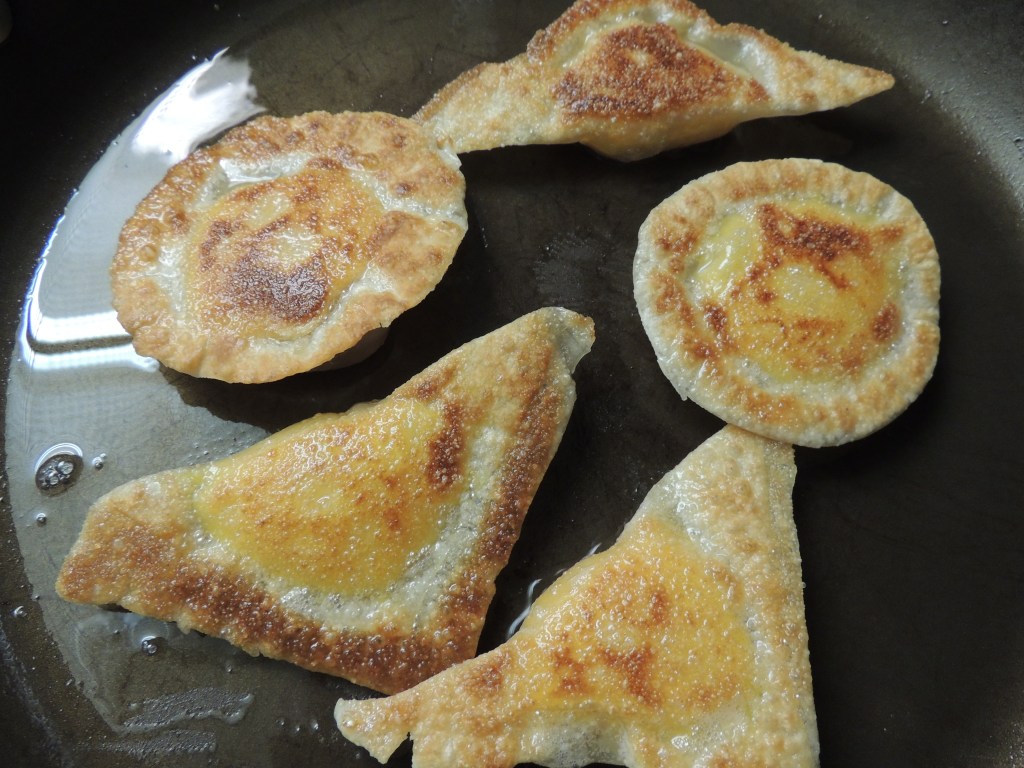 Butternut squash wontons